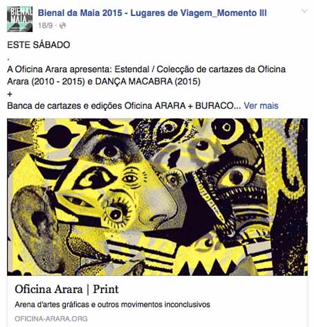 ext&eacute;ril - bienal da maia 2015 
