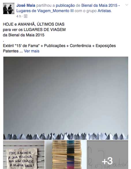 ext&eacute;ril - bienal da maia