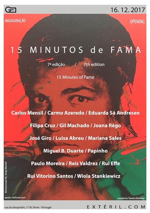 Ext&eacute;ril - 15 minutos de fama