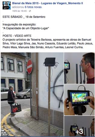 poste v&iacute;deo arte
